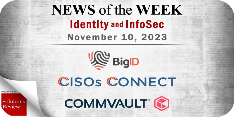 Identity Management and Information Security News for the Week of November 10