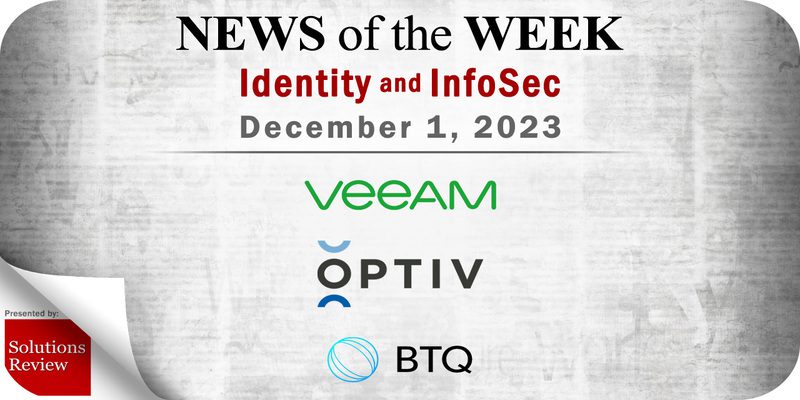 Identity Management and Information Security News for the Week of December 1