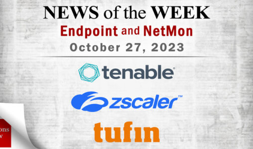 endpoint security and network monitoring news for the week of October 27