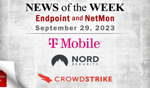 Endpoint Security and Network Monitoring News for the Week of September 29