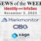 Identity Management and Information Security News for the Week of November 3